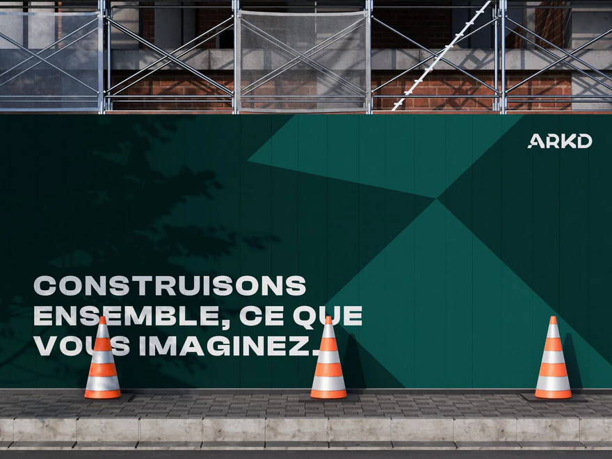 ARKD — Bâche de chantier verte