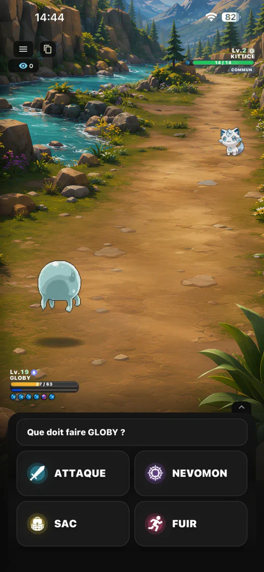 Combat NevoMove sur iOS