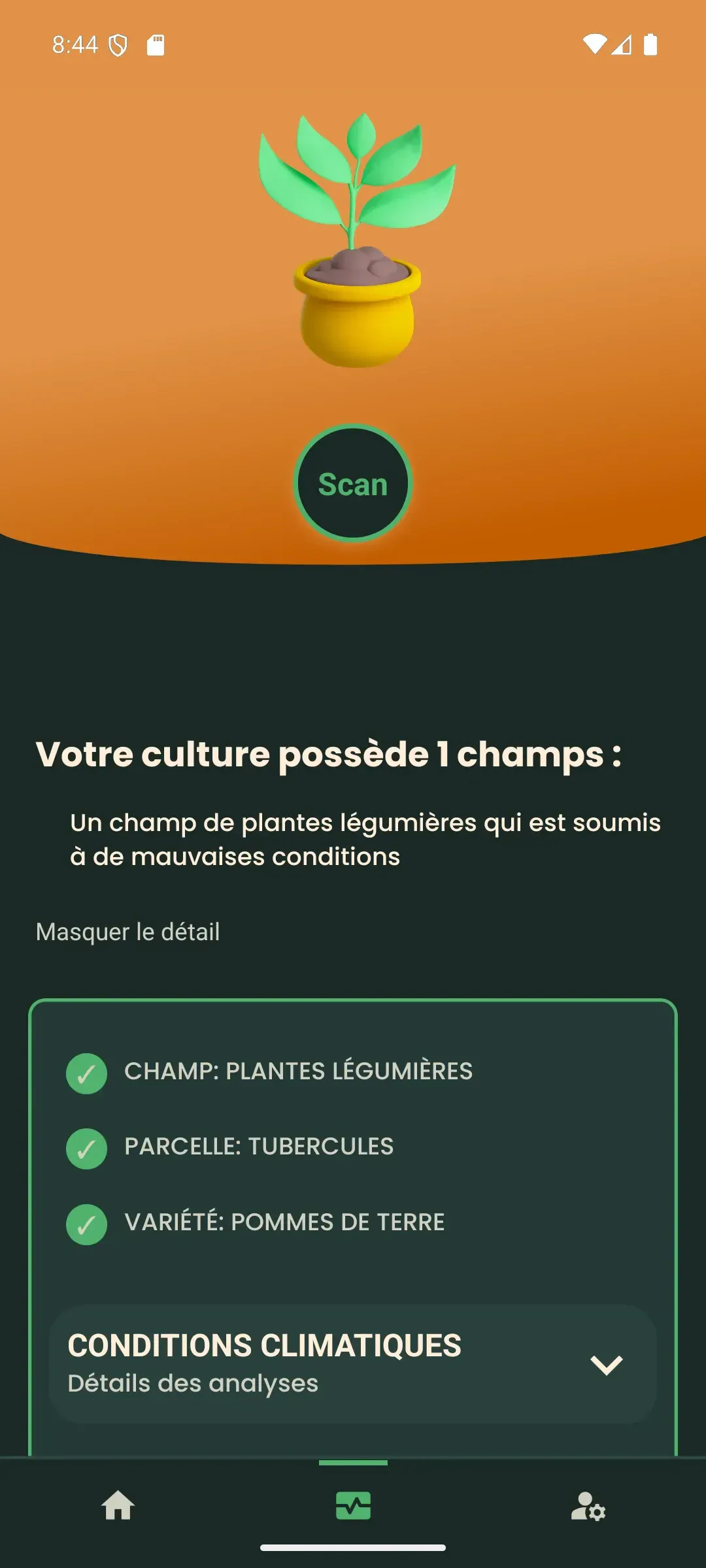 Diagnostic détaillé, étape par étape