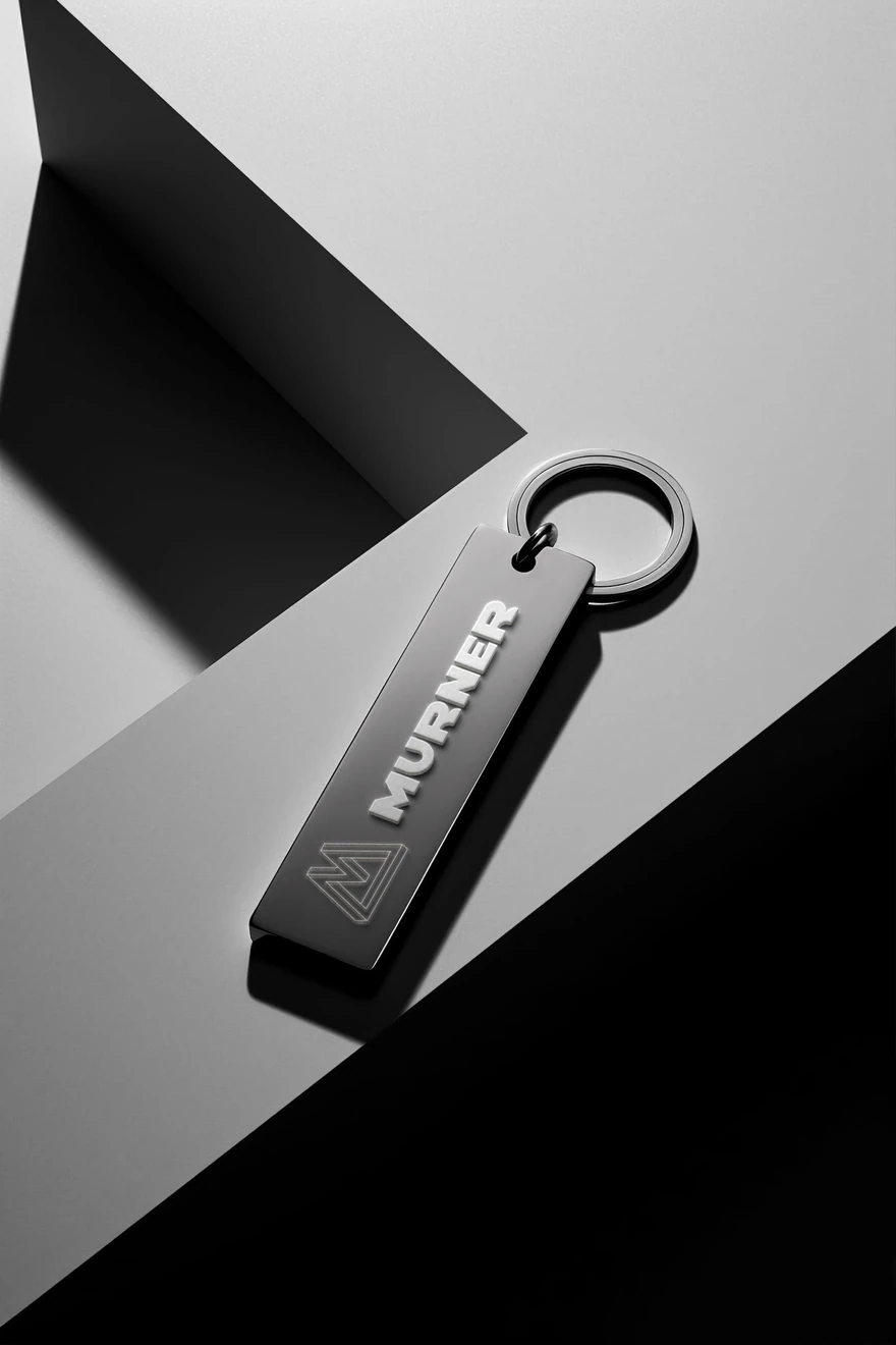Murner — Porte-clés métallique gravé