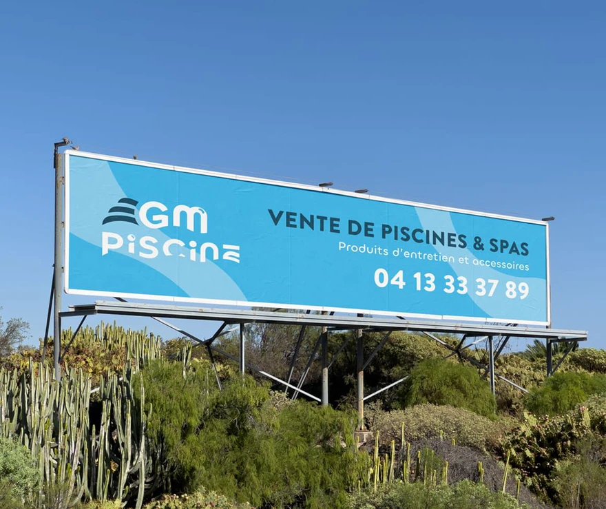 GM Piscine — Panneau extérieur GM Piscine