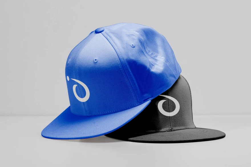 Euro Pickleball — Casquettes bleue et noire avec symbole