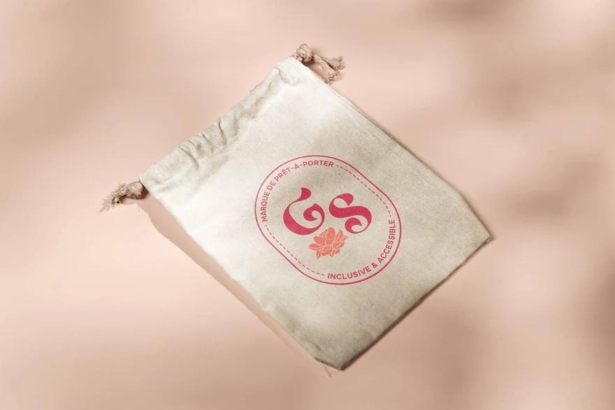 Gehin'Style — Pochon de marque rose