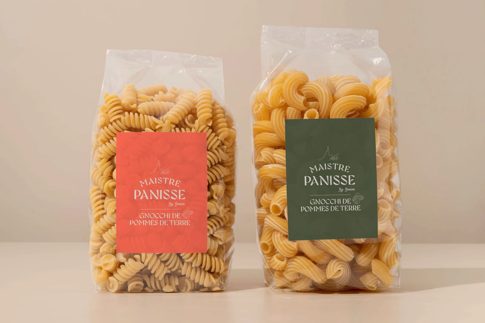 Maistre Panisse — Sachets de pâtes artisanales et étiquettes