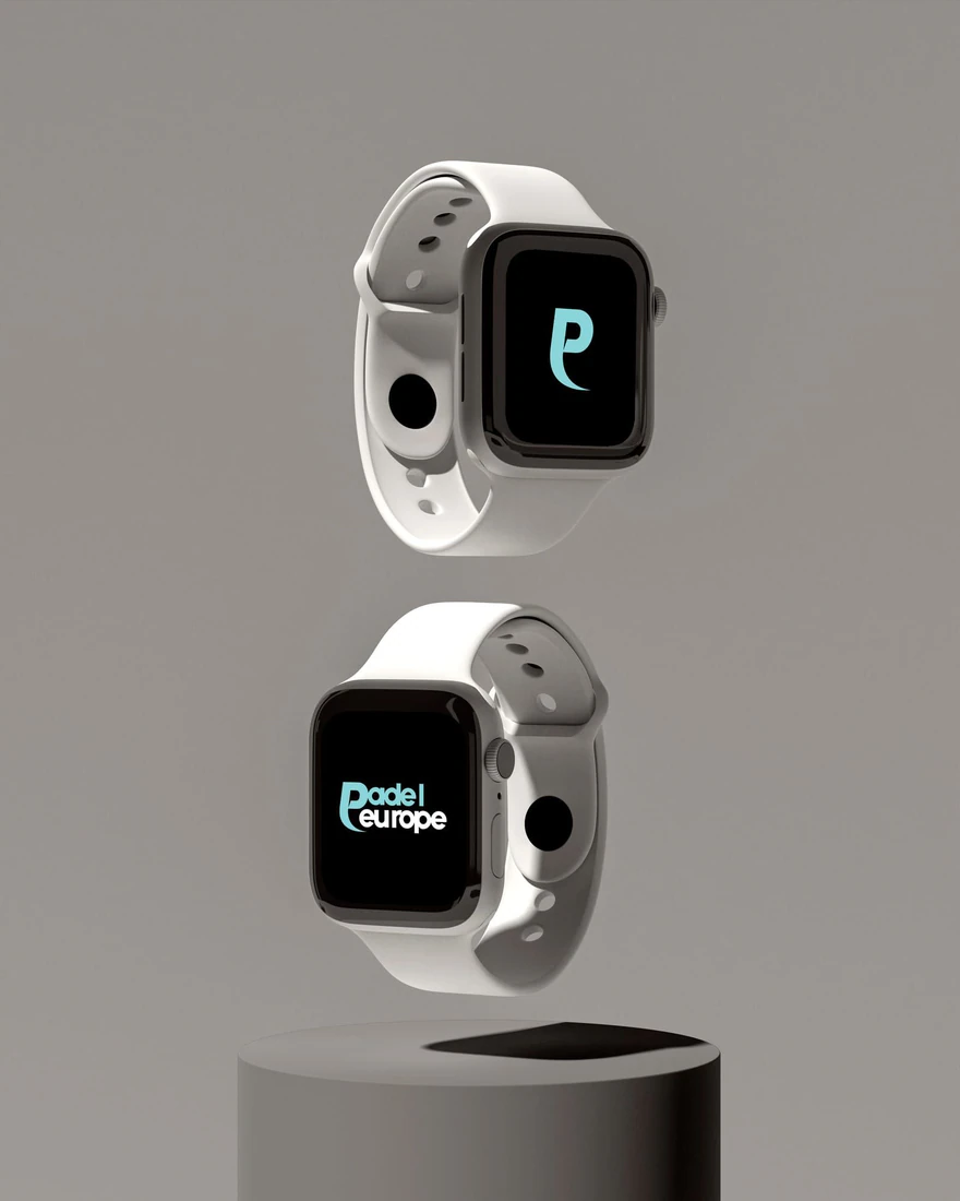 Padel Europe — Monogramme sur montres connectées