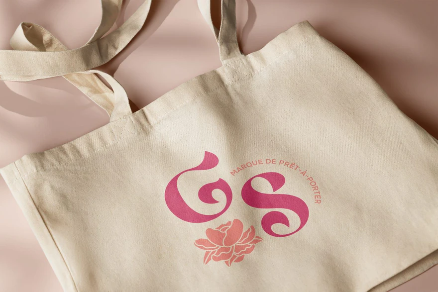 Gehin'Style — Logo GS sur sac en toile