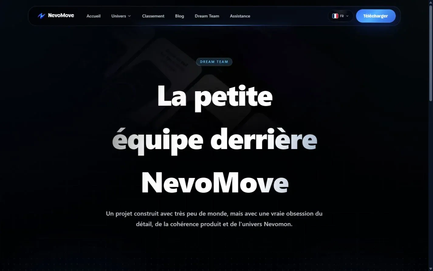 Présentation de la petite équipe derrière NevoMove
