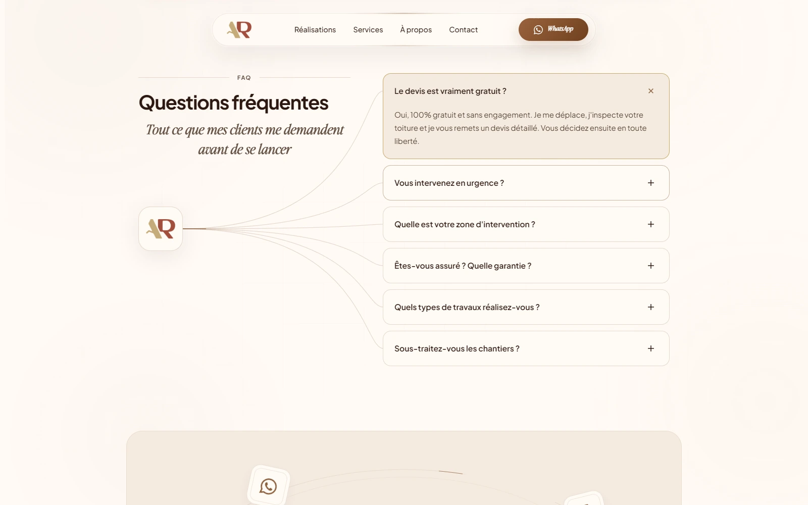 AR Toiture — faq