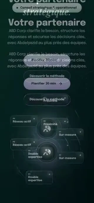 ABD Corp — démonstration mobile