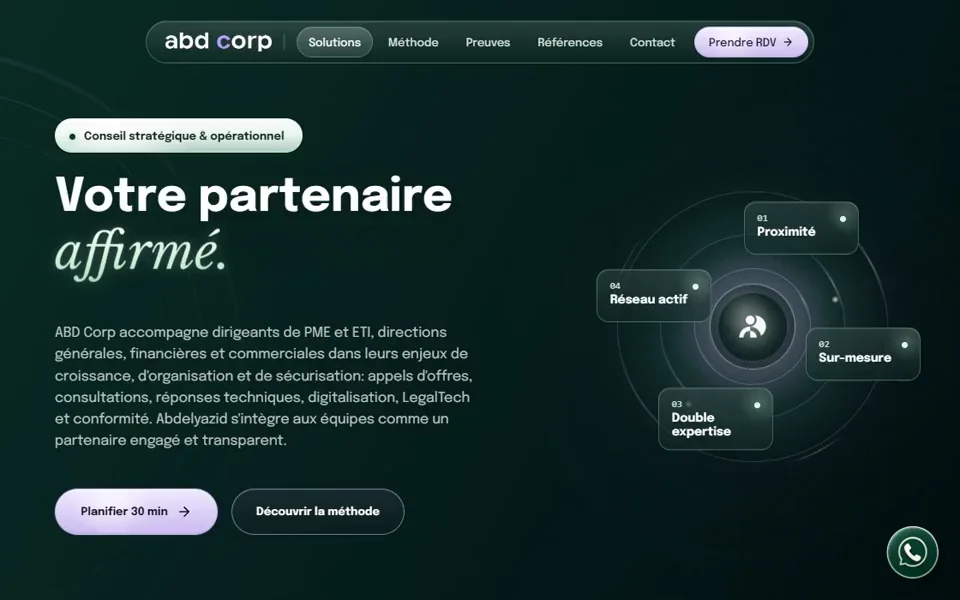 ABD Corp — visite du site