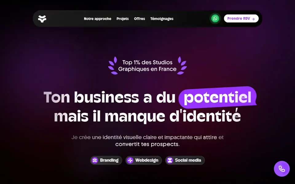 Tess Studio — visite du site